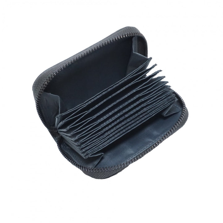 S-Q Iva card case open showing card slots