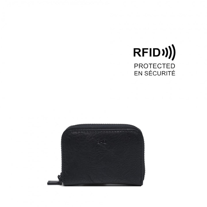 S-Q Iva RFID card case in black