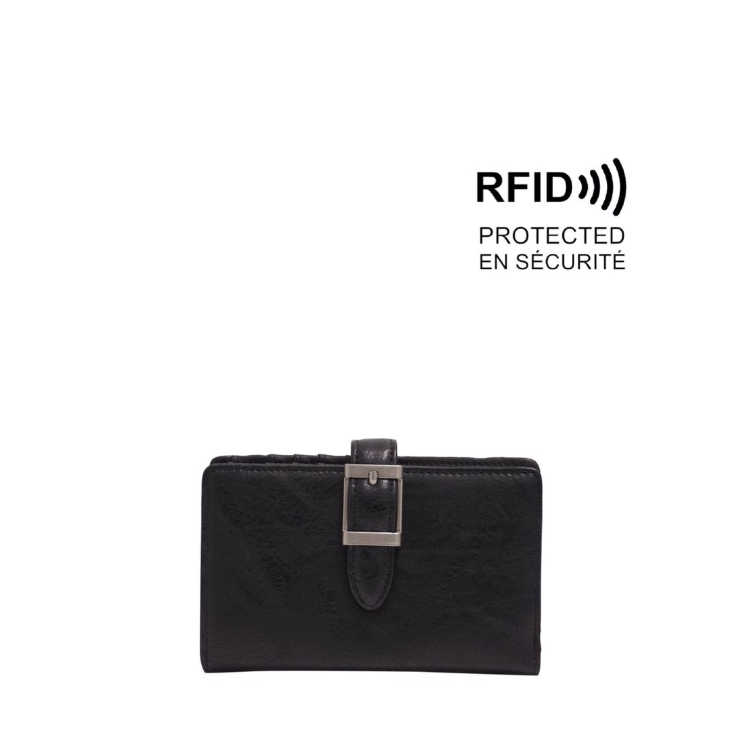 S-Q Mirabella RFID wallet in black