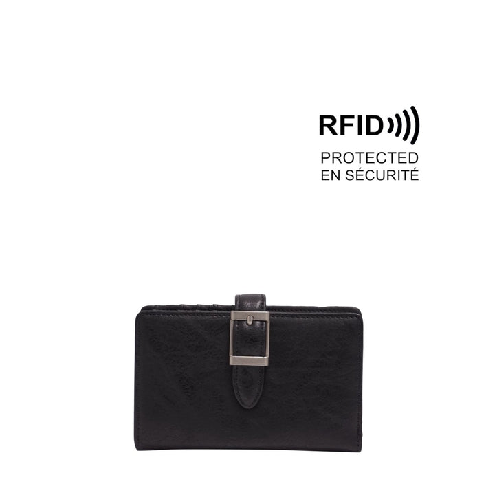 S-Q Mirabella RFID wallet in black