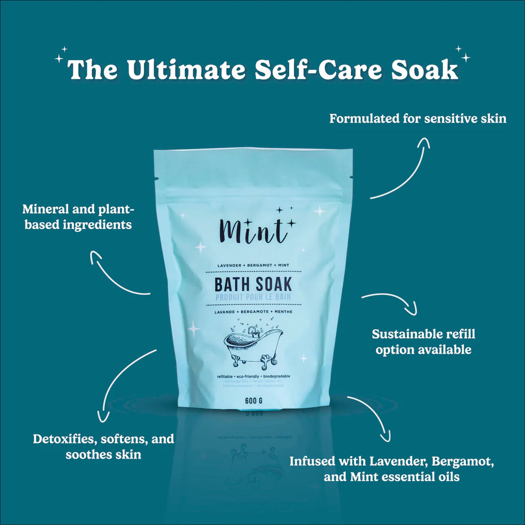 Natural Bath Soak | Mint Cleaning