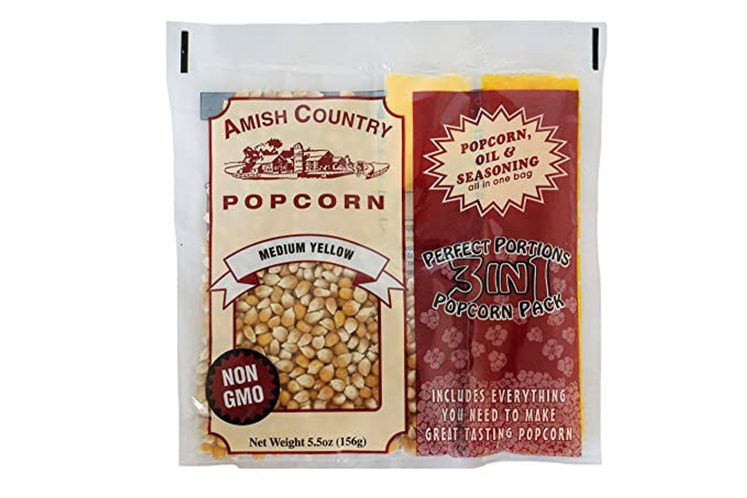 Tri-Pack of medium yellow Popcorn