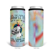 Back The Fuck Up Sprinkle Tits | Slim Can Cooler