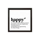 Happy | Wood Sign