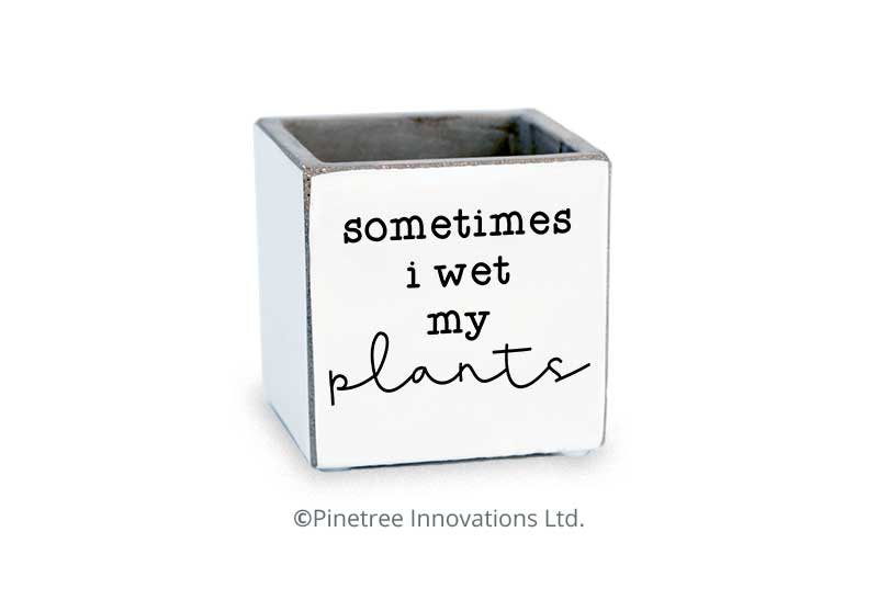 Sometimes I Wet My Plants