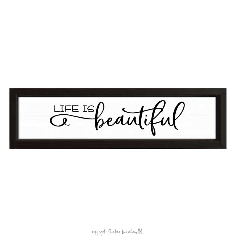 Life is Beautiful | Wood Sign