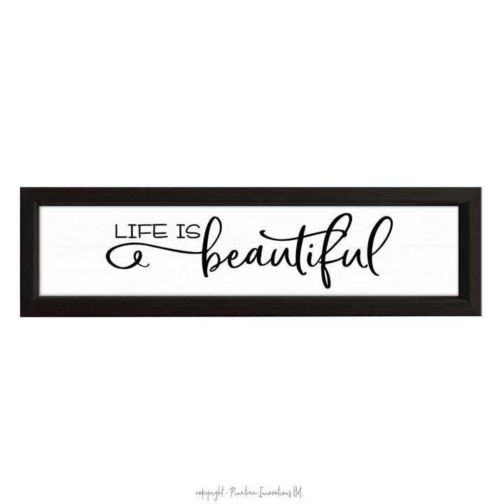 Life is Beautiful | Wood Sign