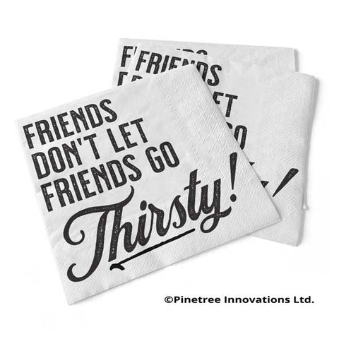 Friends Don't Let Friends | Beverage Napkins