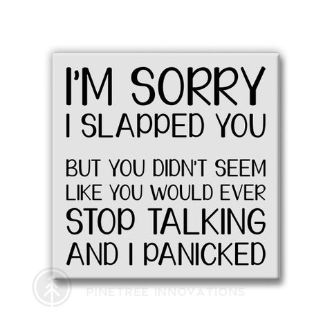 I'm Sorry I Slapped You | Magnet
