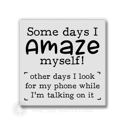 Some Days I Amaze Myself | Magnet