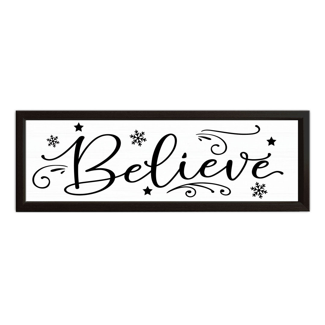 Believe | Wood Sign