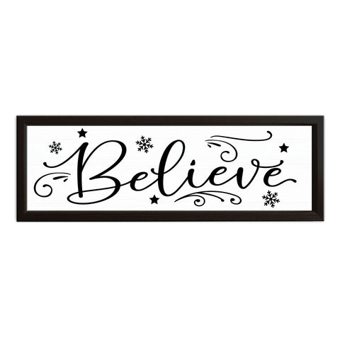 Believe | Wood Sign