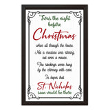 Twas The Night Before Christmas | Wood Sign