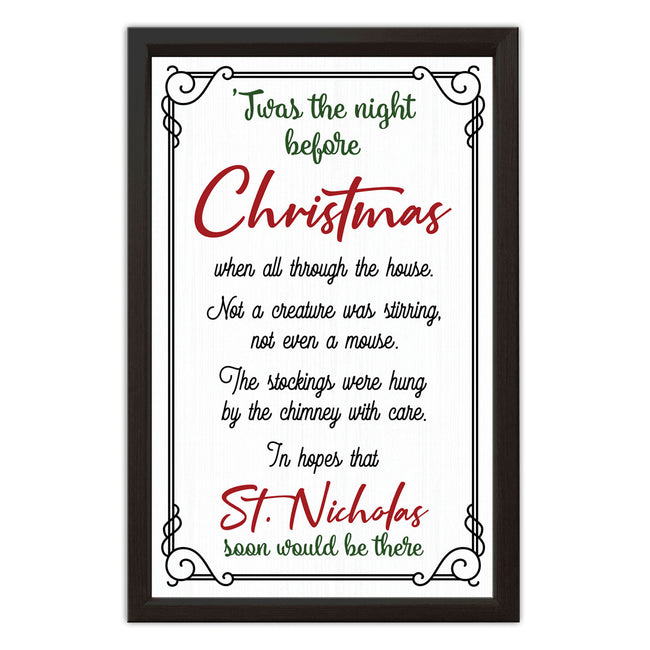 Twas The Night Before Christmas | Wood Sign