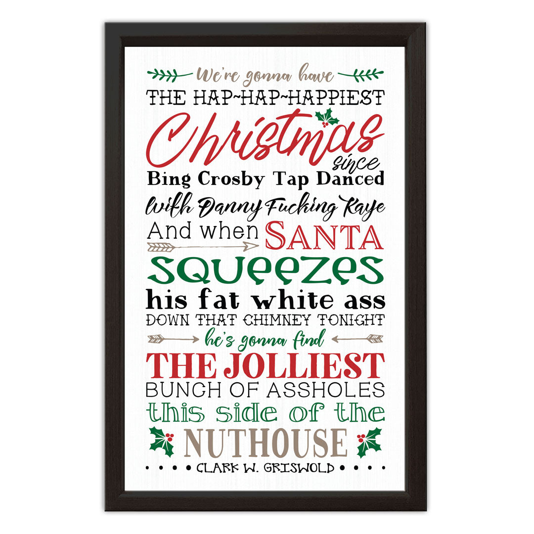 The Hap~Hap~Happiest Christmas | Wood Sign