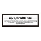 My Dear Little One | Wood Sign