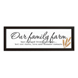 Our Family Farm | Wood Sign