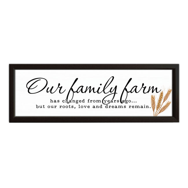 Our Family Farm | Wood Sign