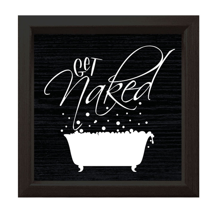 Get Naked | Wood Sign