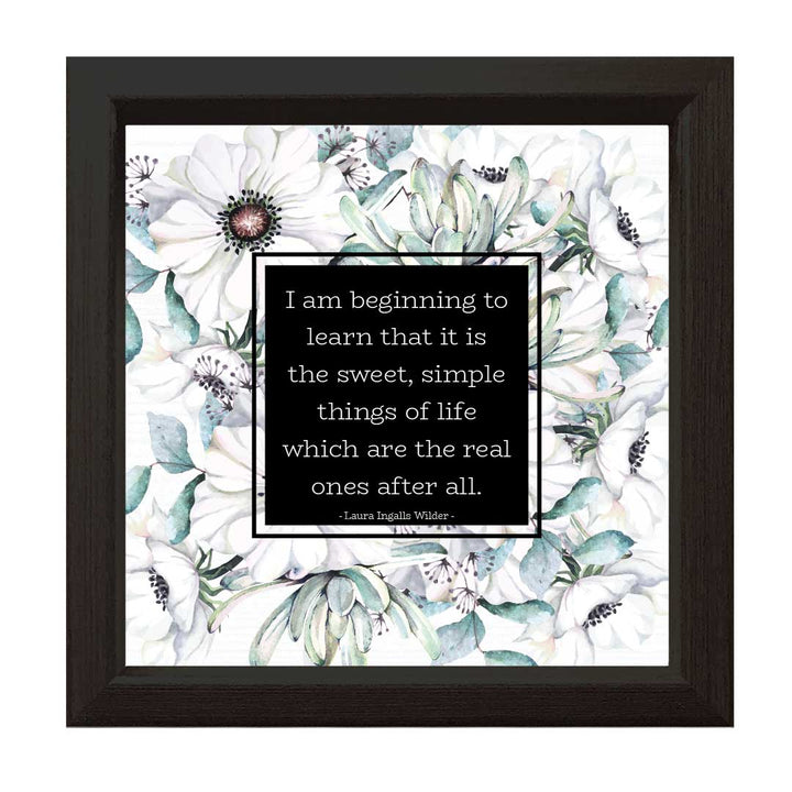 I Am Beginning To Learn | Wood Sign