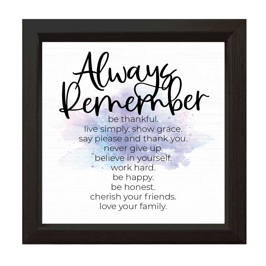Always Remember | Wood Sign