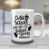 Coffee Scrubs & Rubber Gloves | 15oz Mug