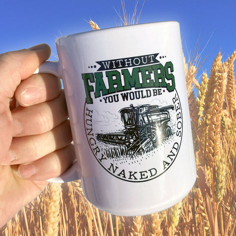 Without Farmers | 15oz Mug