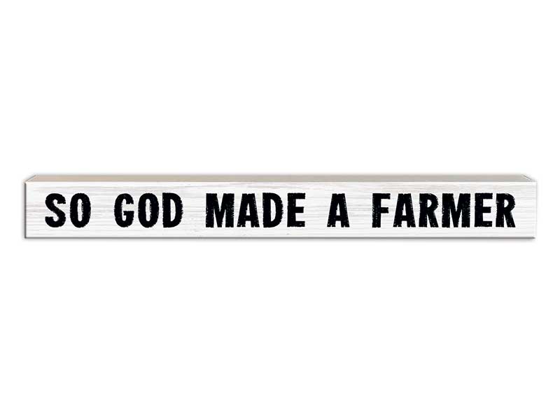 So God Made a Farmer | Skinny Wood Sign