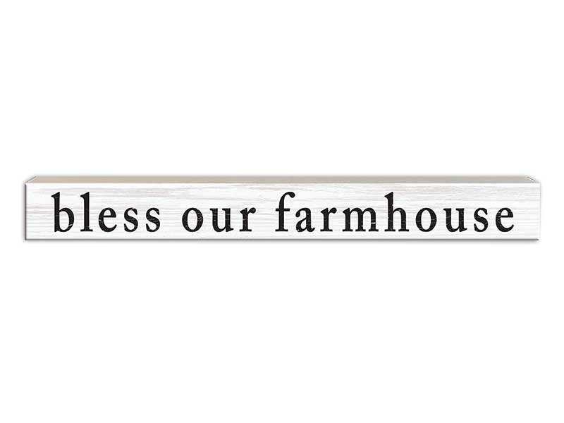 Bless Our Farmhouse | Skinny Wood Sign