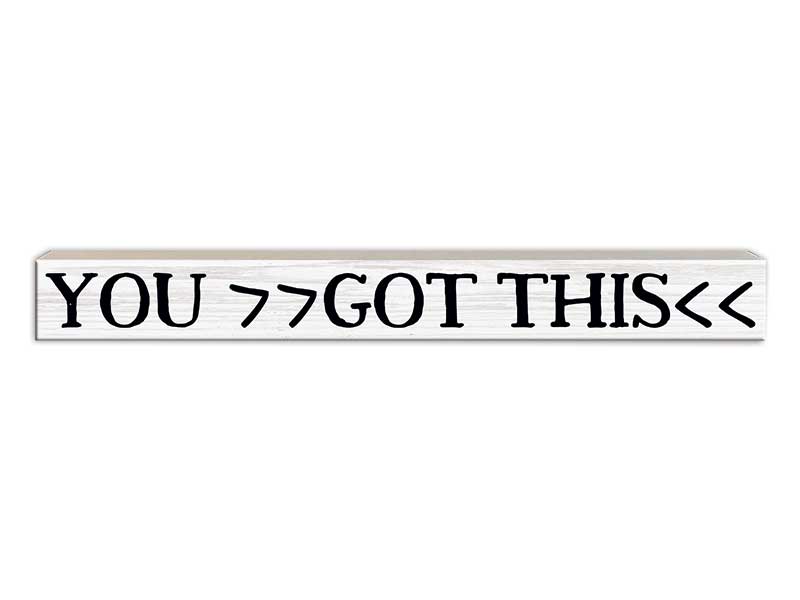 You Got This | Skinny Wood Sign