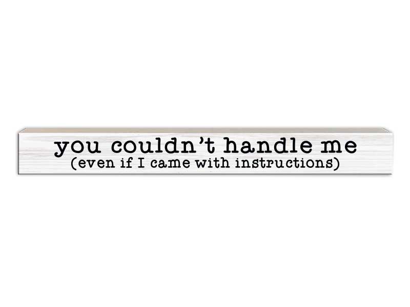 You Couldn&