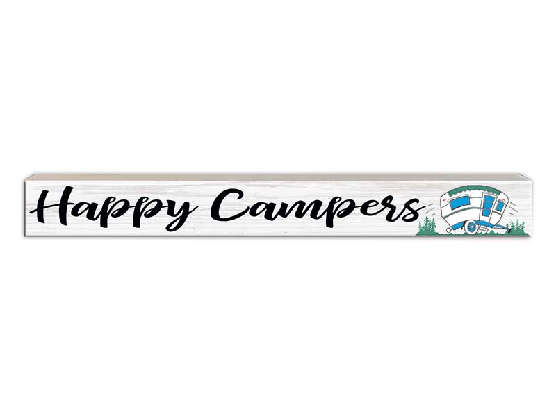 Happy Campers | Skinny Wood Sign
