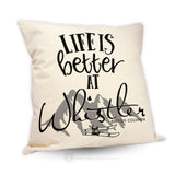 Life Is Better At (Mountain Theme) - Pillow