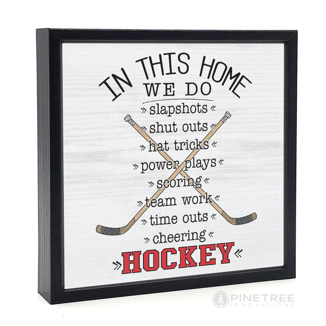 In This Home | Wood Sign