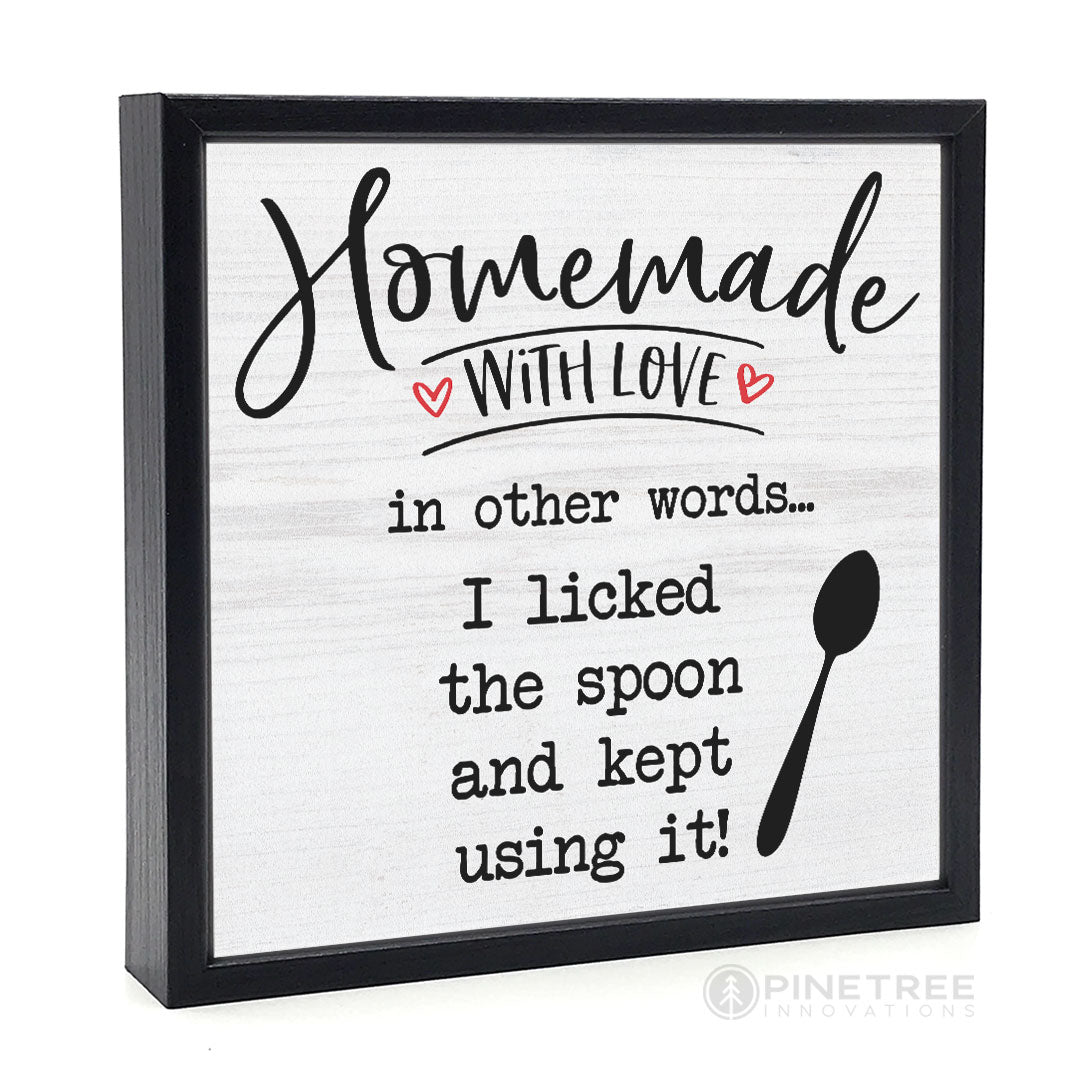 Homemade with Love | Wood Sign