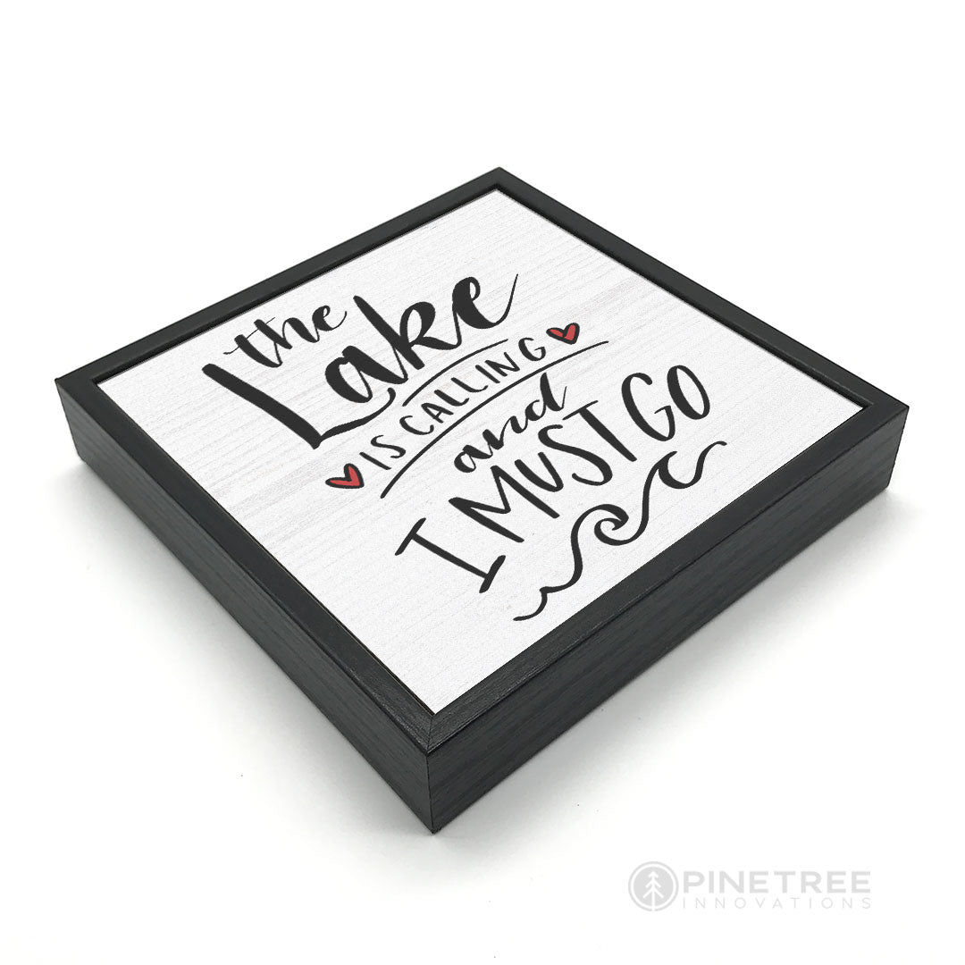 The Lake is Calling | Wood Sign