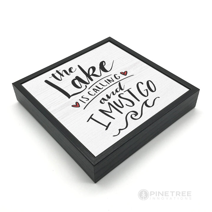 The Lake is Calling | Wood Sign