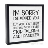 I'm Sorry I Slapped You