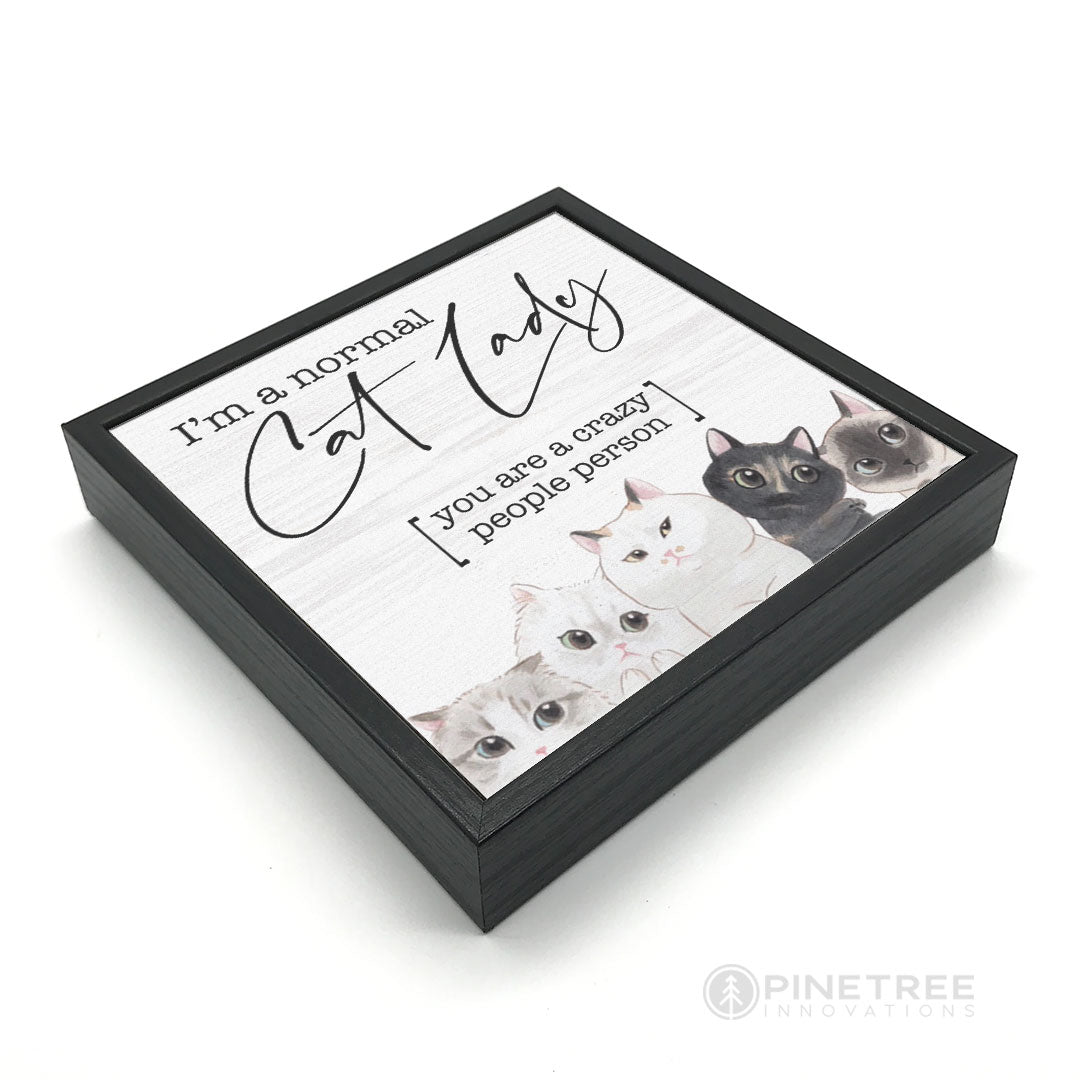 Cat Lady | Wood Sign