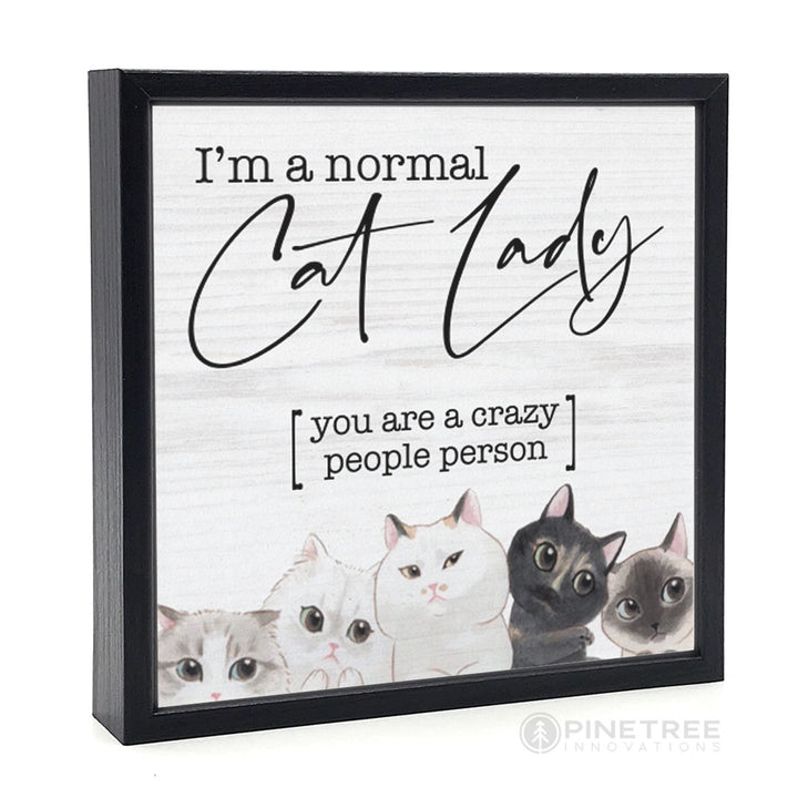Cat Lady | Wood Sign