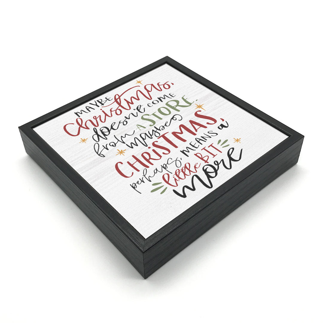 Maybe Christmas | Wood Sign