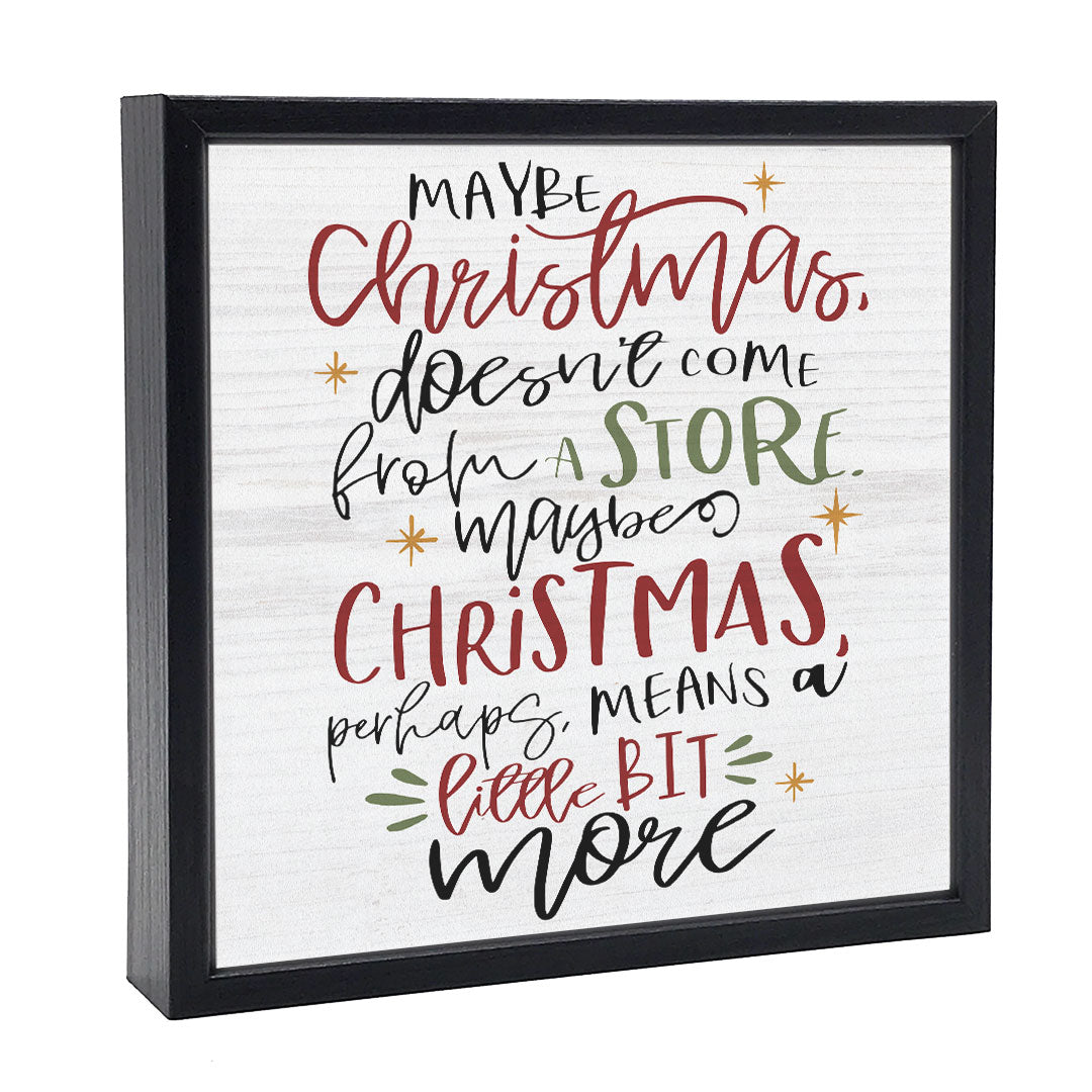 Maybe Christmas | Wood Sign