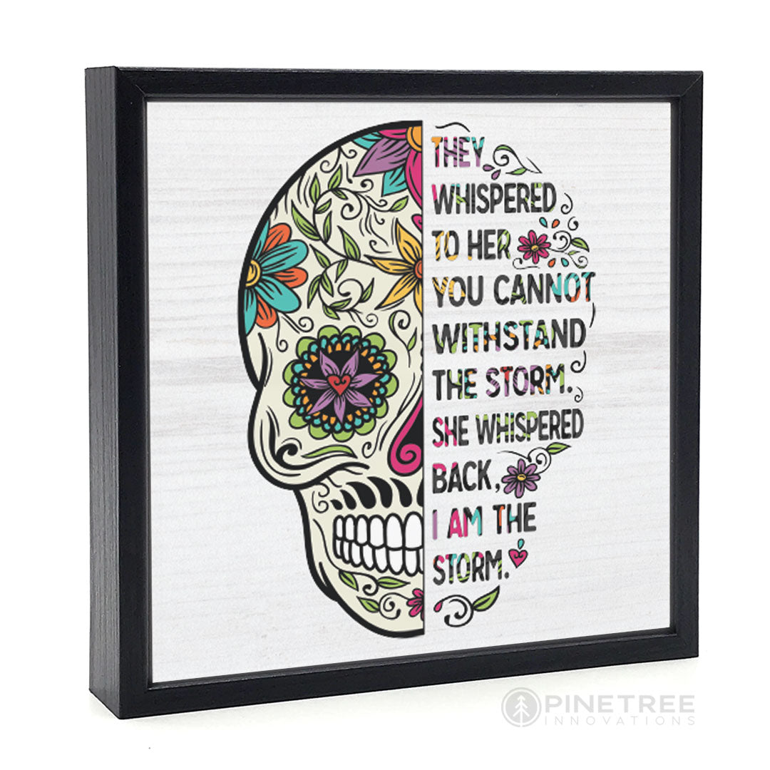 I Am The Storm | Wood Sign