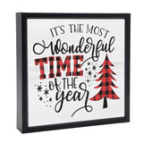 It's The Most Wonderful Time Of The Year | 'Chunky' Wood Sign