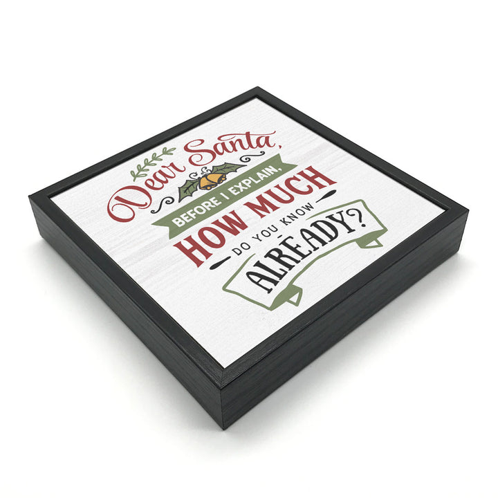Dear Santa | Wood Sign