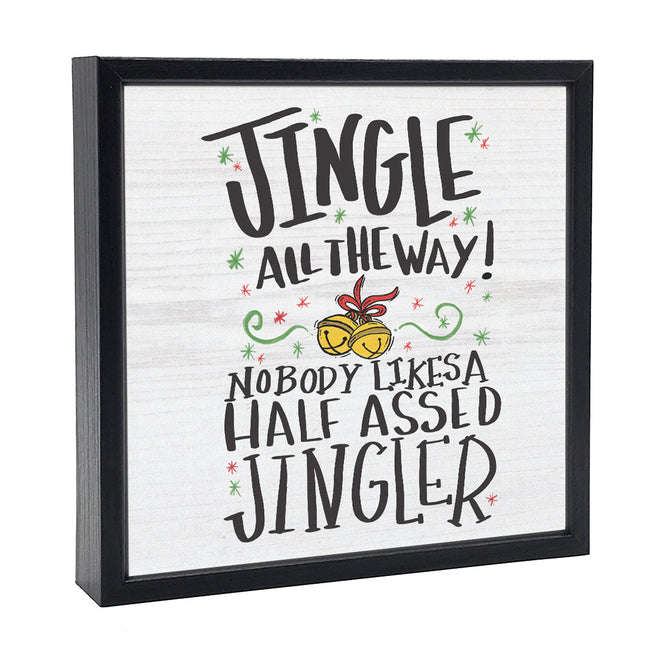 Jingle All The Way | 'Chunky' Wood Sign
