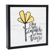 You Are Capable Of Great Things | Wood Sign