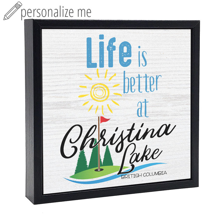Life Is Better At (Golf Theme) | Wood Sign