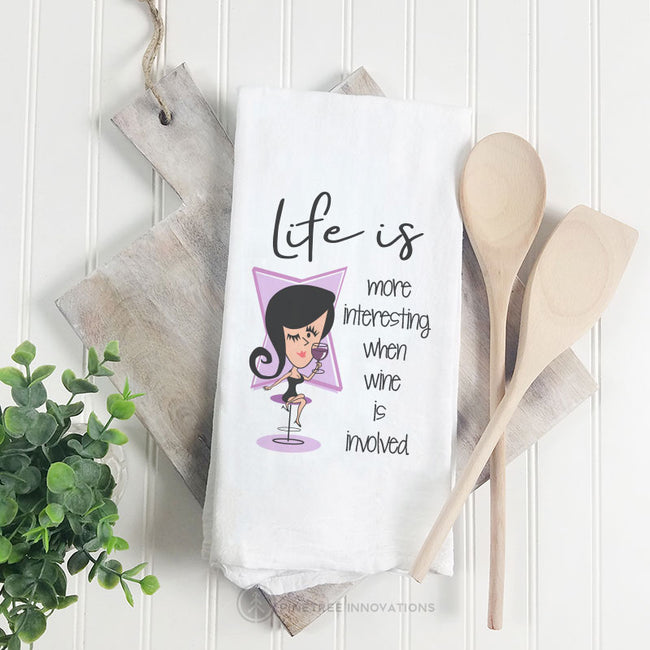 Life Is More Interesting | Towel
