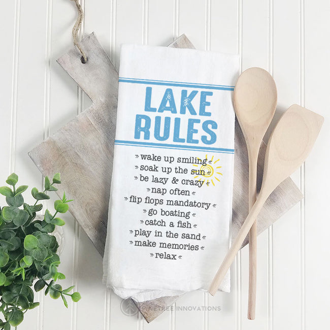 Lake Rules | Towel